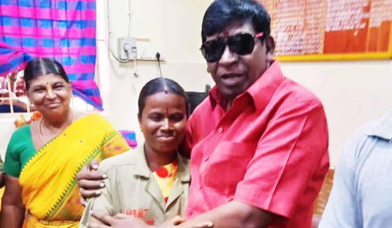பண்ணாரி அம்மன் கோயிலில் வடிவேலு சாமி தரிசனம்