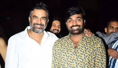 ராக்கெட்ரி சக்சஸ் மீட்டில் விக்ரம் வேதா சந்திப்பு