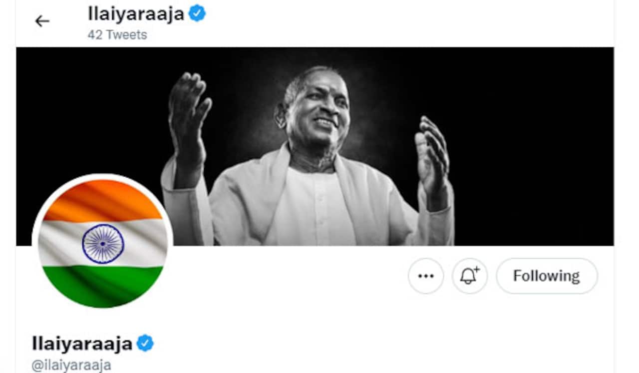 இளையராஜாவும் முகப்பு போட்டோவை தேசிய கொடியாக மாற்றினார்