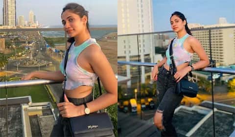 கவர்ச்சிக்கு மாறிய லாஸ்லியா!