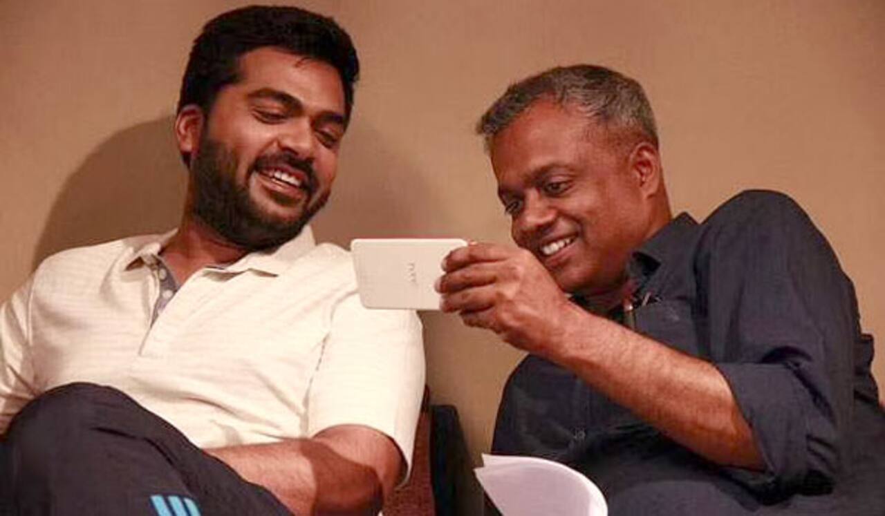 லக்னோவில் சிம்பு- கவுதம் மேனன்