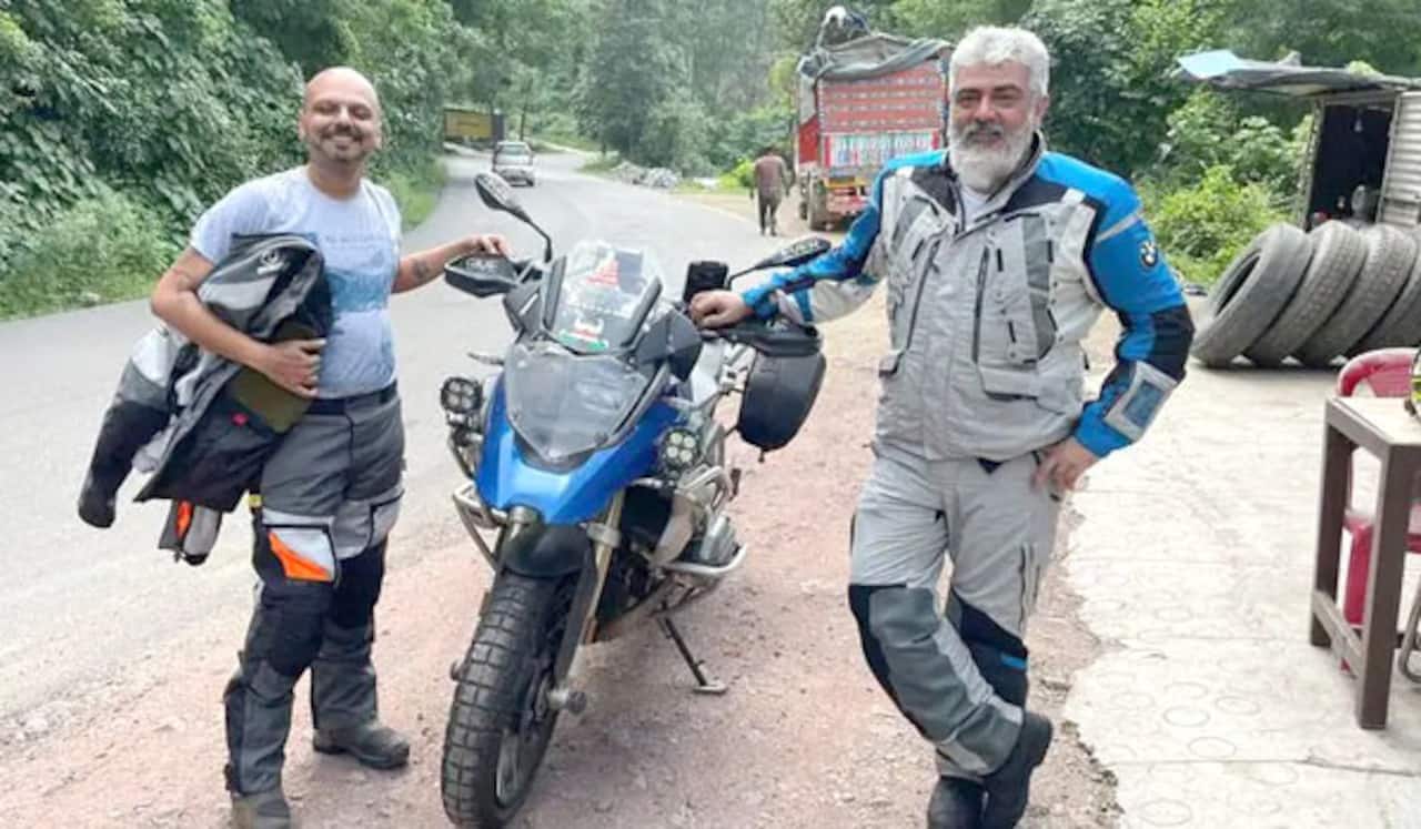 இமயமலையை பைக்கில் சுற்றும் அஜித்