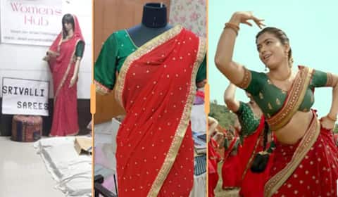 நவராத்திரிக்காக ஜெய்ப்பூரில் விற்பனைக்கு வந்த ஸ்ரீவள்ளி சேலைகள்