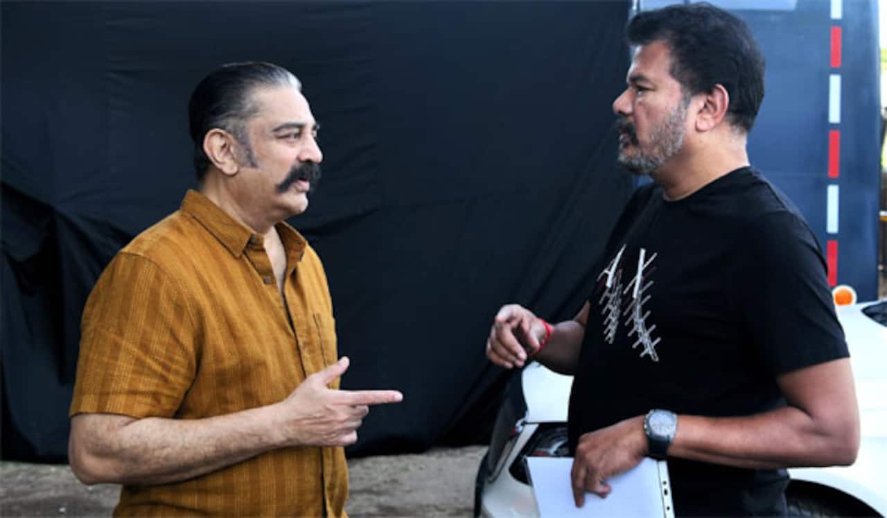 இந்தியன் 2 படப்பிடிப்பில் கமல்