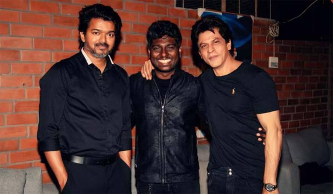 அட்லீ பிறந்தநாளுக்கு நேரில் சென்று வாழ்த்திய விஜய் - ஷாரூக்கான்