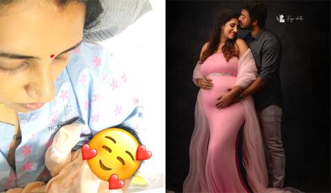 மகள் பிறந்த மகிழ்ச்சியில் நவீன்