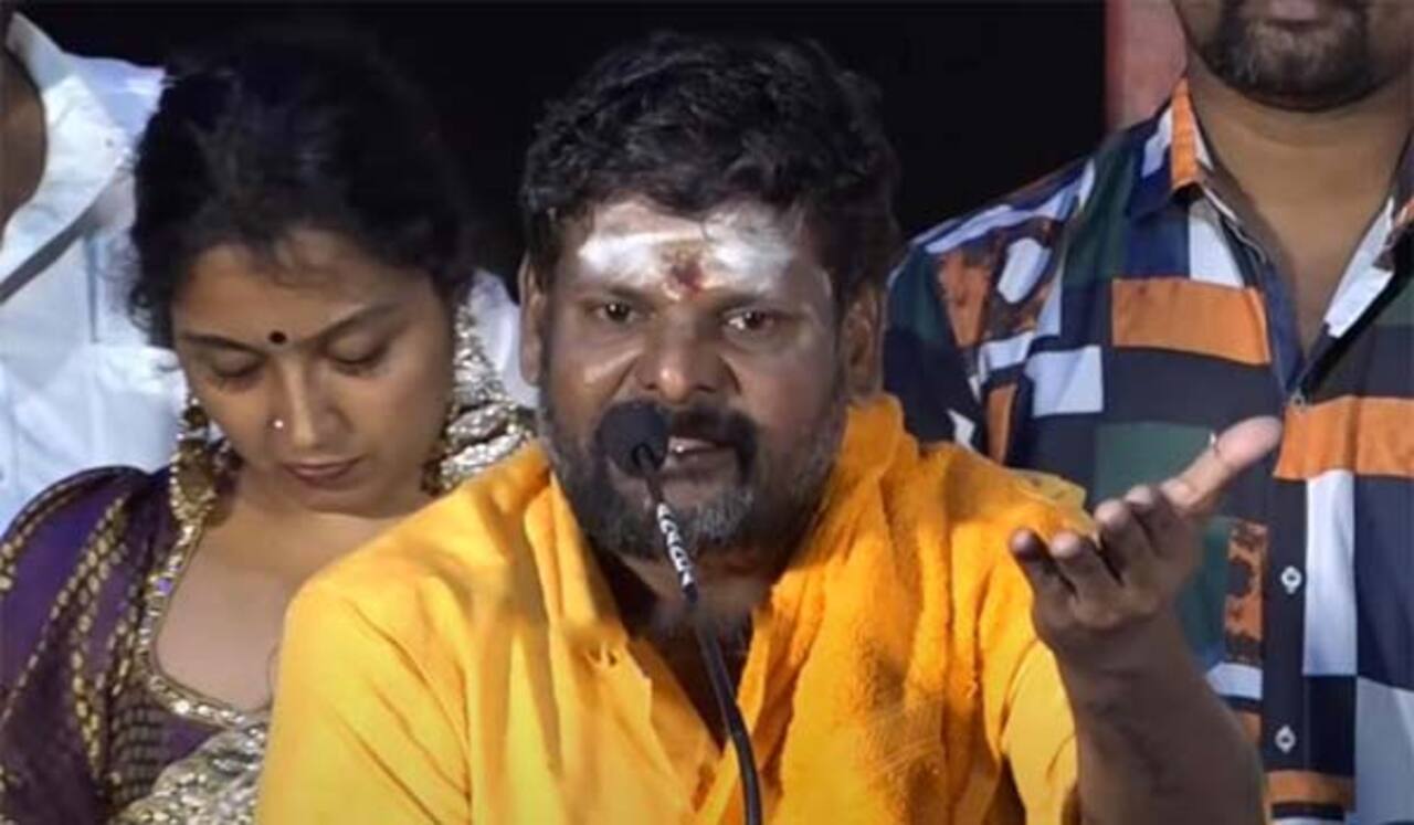 ஹீரோயினை மோசமான வார்த்தையால் திட்டிய கஞ்சா கருப்பு: மேடையில் பரபரப்பு