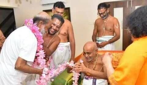 ரஜினிக்கு ஸ்ரீ ஸ்ரீ கிருஷ்ணப்ரேமி சுவாமிகள் ஆசி