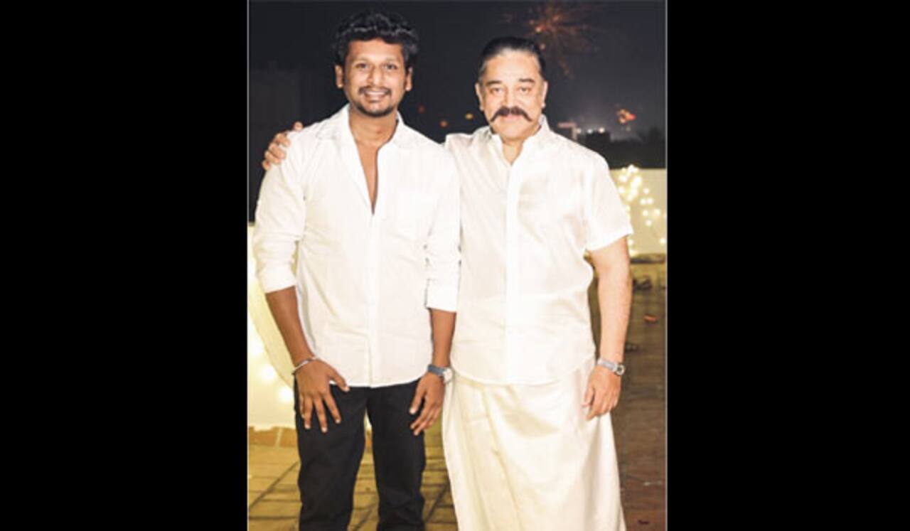 தீபாவளி நாளில் கமல்ஹாசனை சந்தித்த லோகேஷ் கனகராஜ்