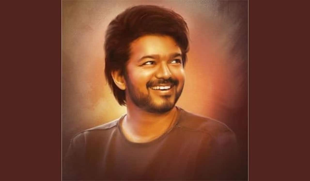 ரசிகர் வரைந்த ஓவியத்தை  டிபி-யாக வைத்த விஜய்