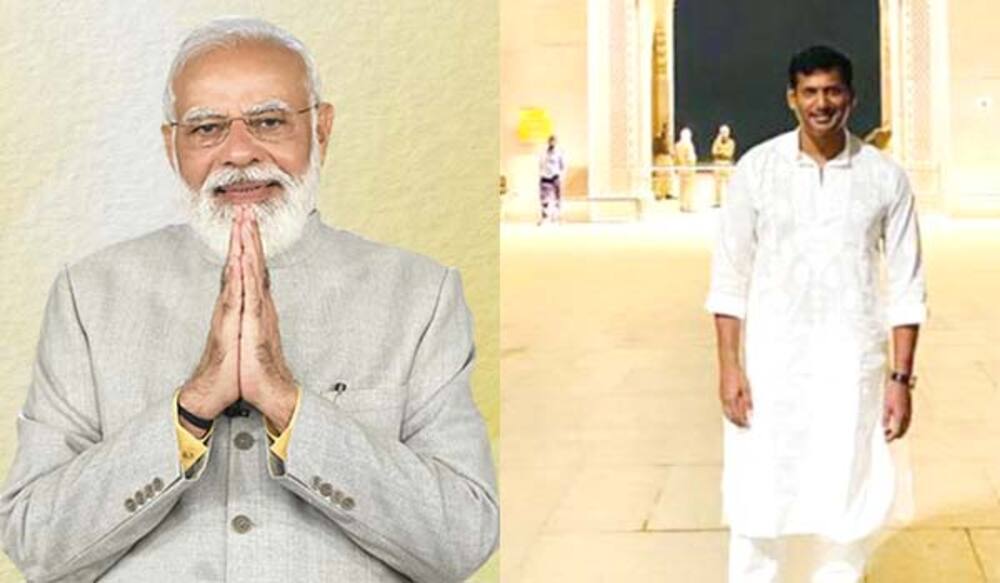 விஷாலுக்கு நன்றி சொன்ன மோடி