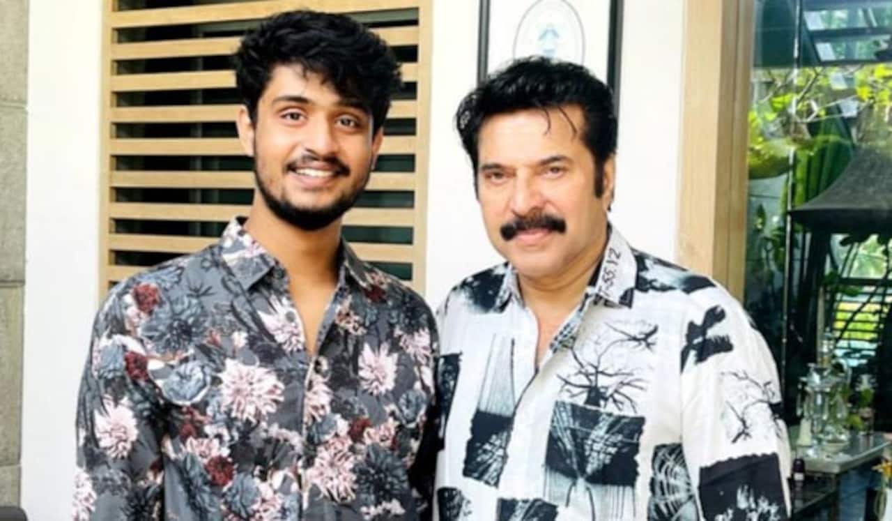 ஹீரோவான சுரேஷ்கோபியின் 2-வது மகன்; மம்முட்டியிடம் ஆசி பெற்றார்