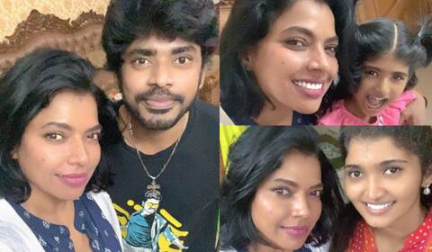 சாண்டிக்கு சர்ப்ரைஸ் தந்த காஜல் பசுபதி - குடும்பத்தை சந்தித்து மகிழ்ந்தார்