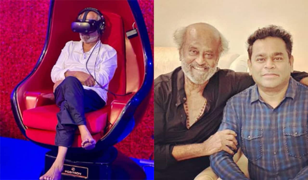 ஏ.ஆர்.ரஹ்மானின் லீ மஸ்க் படத்தை பார்த்த ரஜினிகாந்த்