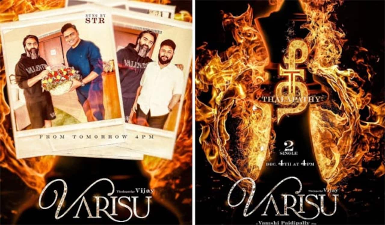 வாரிசு படத்தின் தீ தளபதி பாடலை பாடிய சிம்பு… வெளியான புதிய அப்டேட்…
