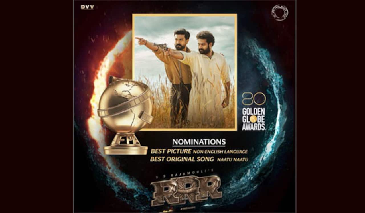 கோல்டன் குளோப் போட்டியில் ஆர்ஆர்ஆர் : சினிமா பிரபலங்கள் வாழ்த்து
