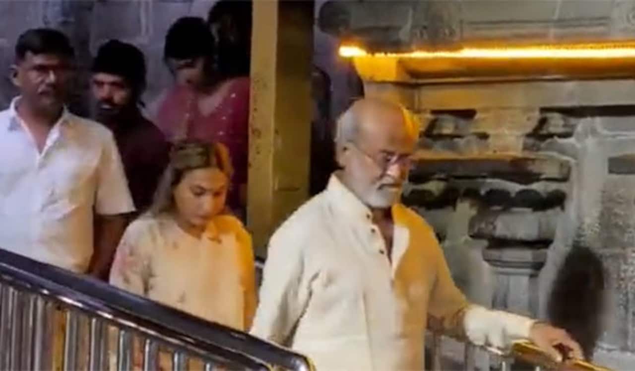 திருப்பதியில் ரஜினிகாந்த் சாமி தரிசனம்