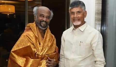 சந்திரபாபு நாயுடுவை சந்தித்த ரஜினிகாந்த்