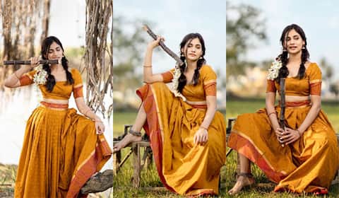 முதல்வன் மனிஷா கொய்ராலா கெட்டப்பில் லாஸ்லியா : வைரல் க்ளிக்ஸ்