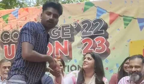 அபர்ணாவிடம் அத்துமீறிய மாணவர் சஸ்பெண்ட் : மன்னிப்பு கேட்டது மாணவர் சங்கம்