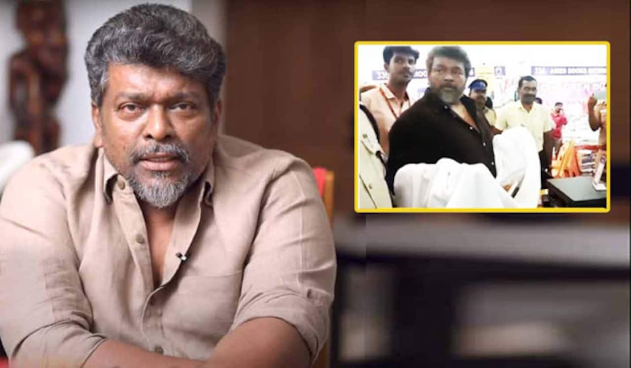 புத்தக கண்காட்சியில் மடிப்பிச்சை ஏந்திய பார்த்திபன்