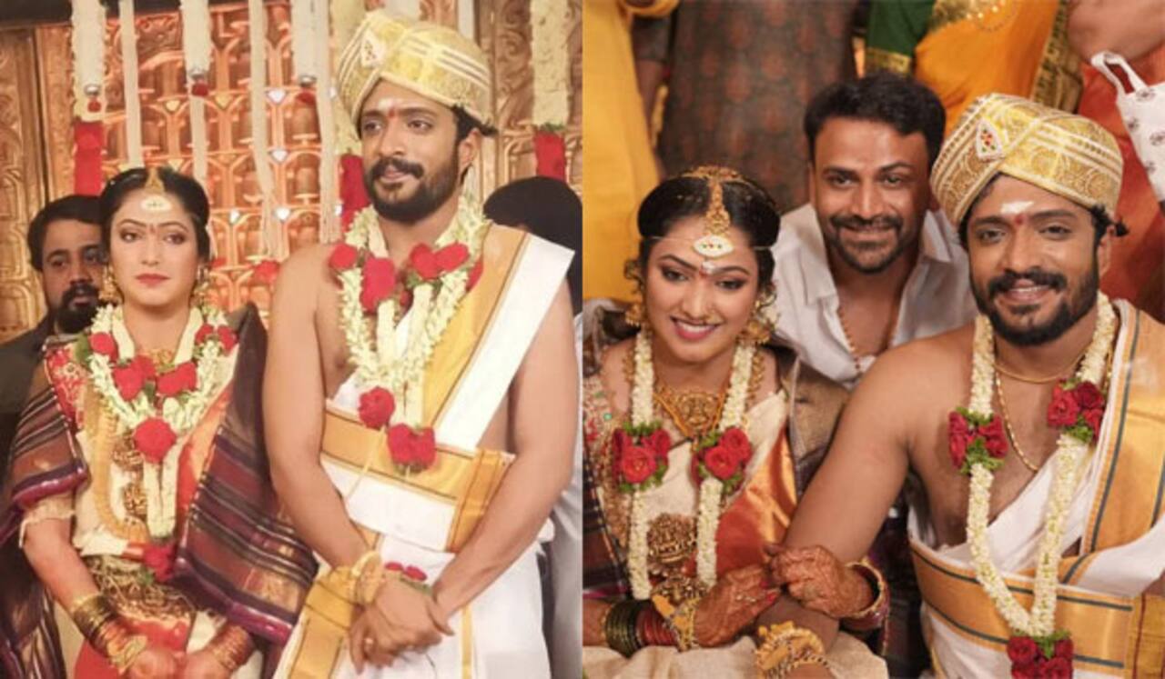 மைசூரில் நடைபெற்ற நடிகை ஹரிப்ரியா - நடிகர் வசிஷ்ட சிம்ஹா திருமணம்