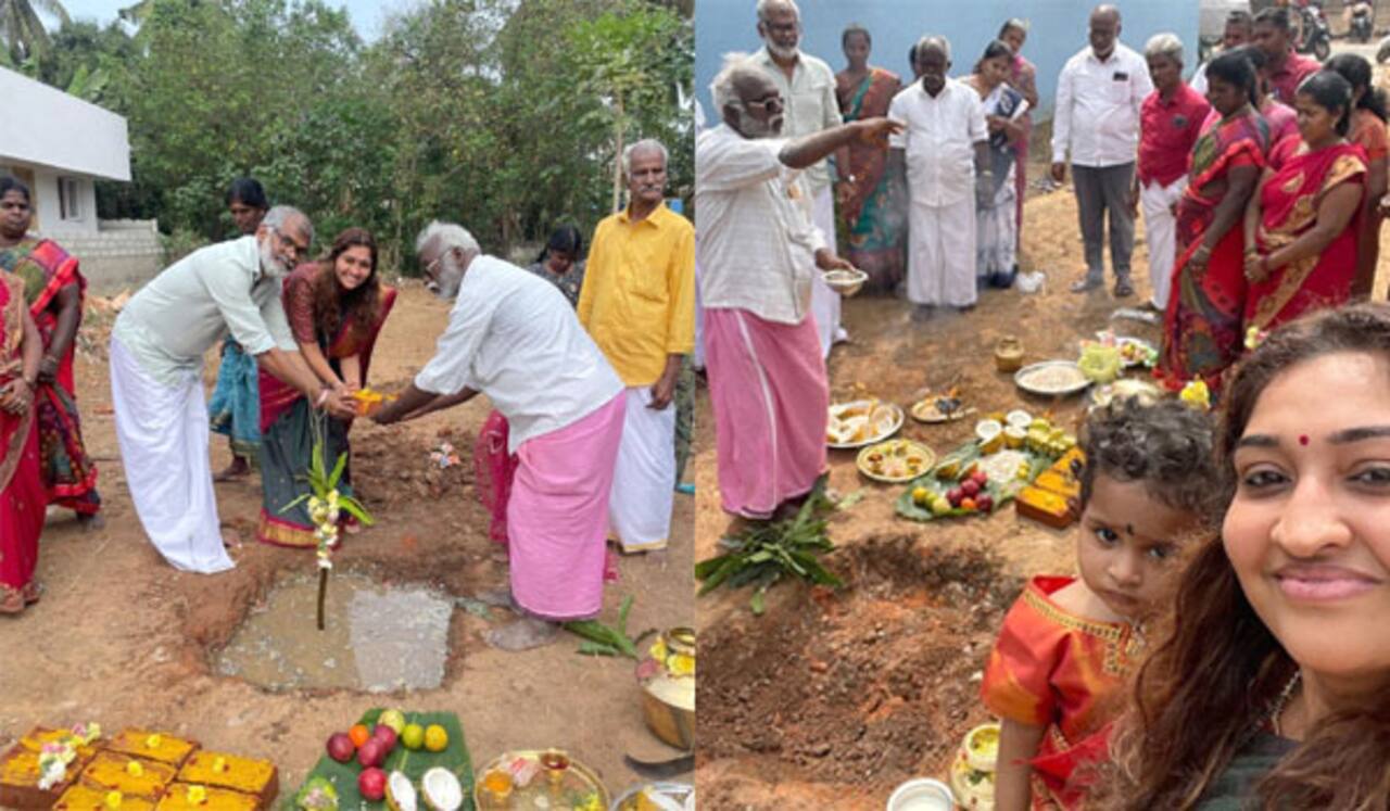 தஞ்சாவூரில் புதுவீடு கட்டும் நீலிமா இசை!