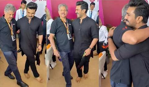 ஆனந்த் மகிந்திராவுக்கு ‛நாட்டு நாட்டு ஸ்டெப் கற்றுக்கொடுத்த ராம்சரண்