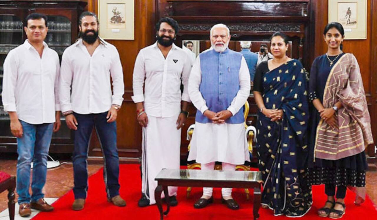 பிரதமர் மோடியை சந்தித்த கன்னட திரையுலகினர்