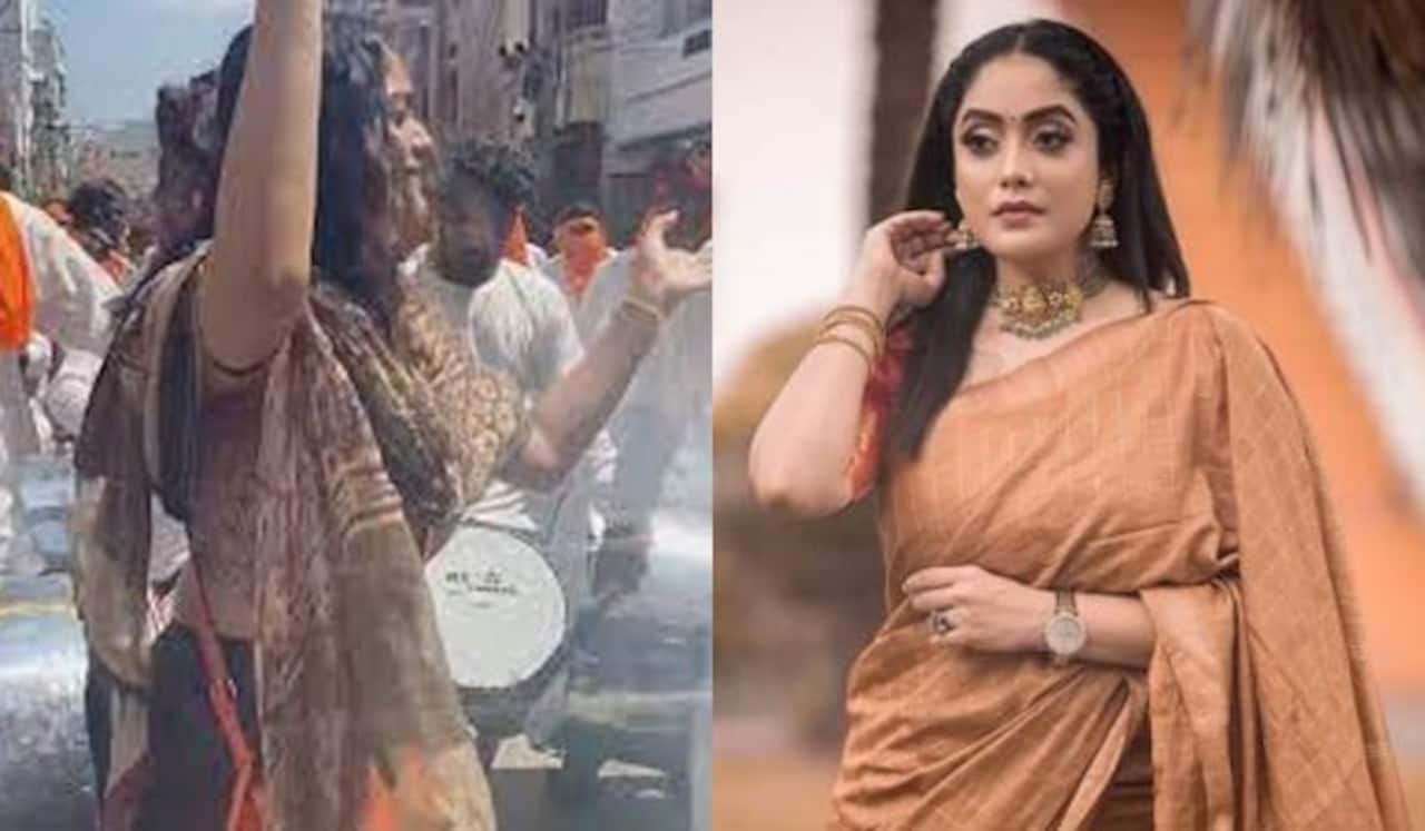 சிவராத்திரி கொண்டாட்டம் - தெருவில் செம ஆட்டம் போட்ட அபிராமி வெங்கடாசலம்