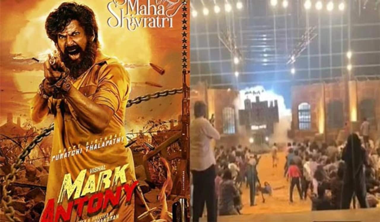 மார்க் ஆண்டனி படப்பிடிப்பில் விபத்து - சில வினாடிகளில் உயிர் தப்பிய விஷால் உள்ளிட்ட படக்குழுவினர்
