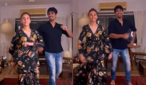 சித்தார்த் - அதிதி காதல் ஜோடியின் ரீல்ஸ் நடன வீடியோ