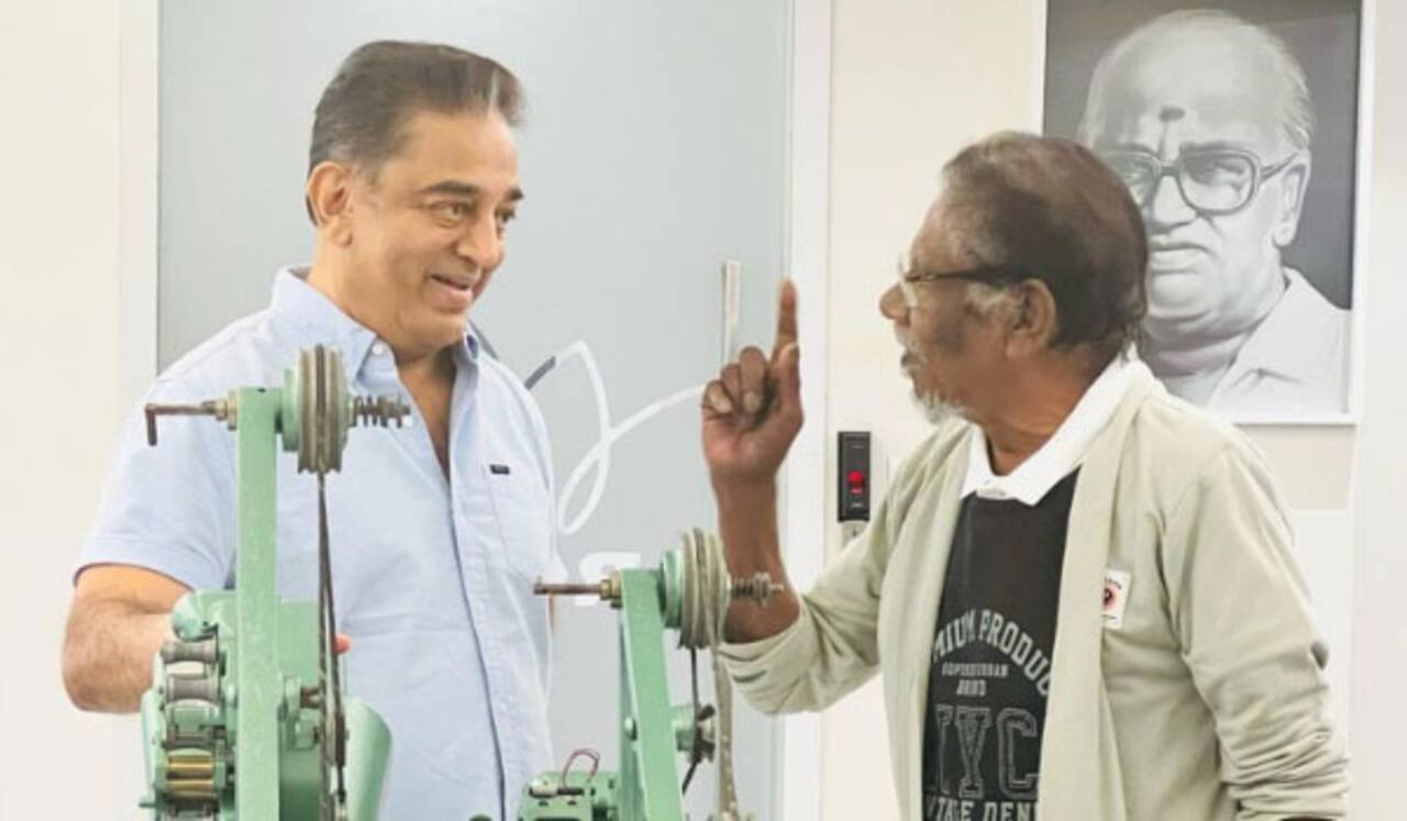 ராஜ்கமல் அலுவலகத்தில் கமல் - பாரதிராஜா திடீர் சந்திப்பு