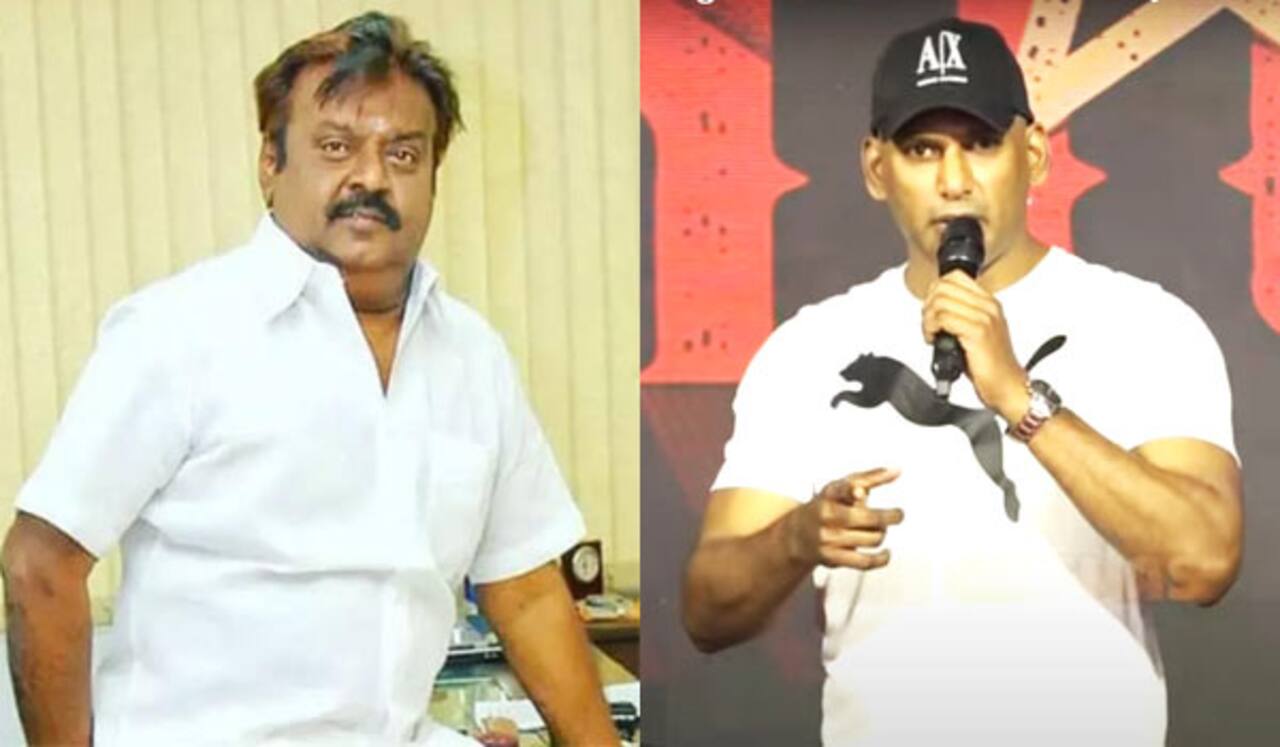 விஜயகாந்துக்கு பிரமாண்ட பாராட்டு விழா - விஷால் திட்டம்