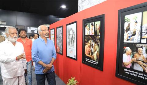 முதல்வரின் புகைப்பட கண்காட்சியை பார்த்து ரசித்த ரஜினி!