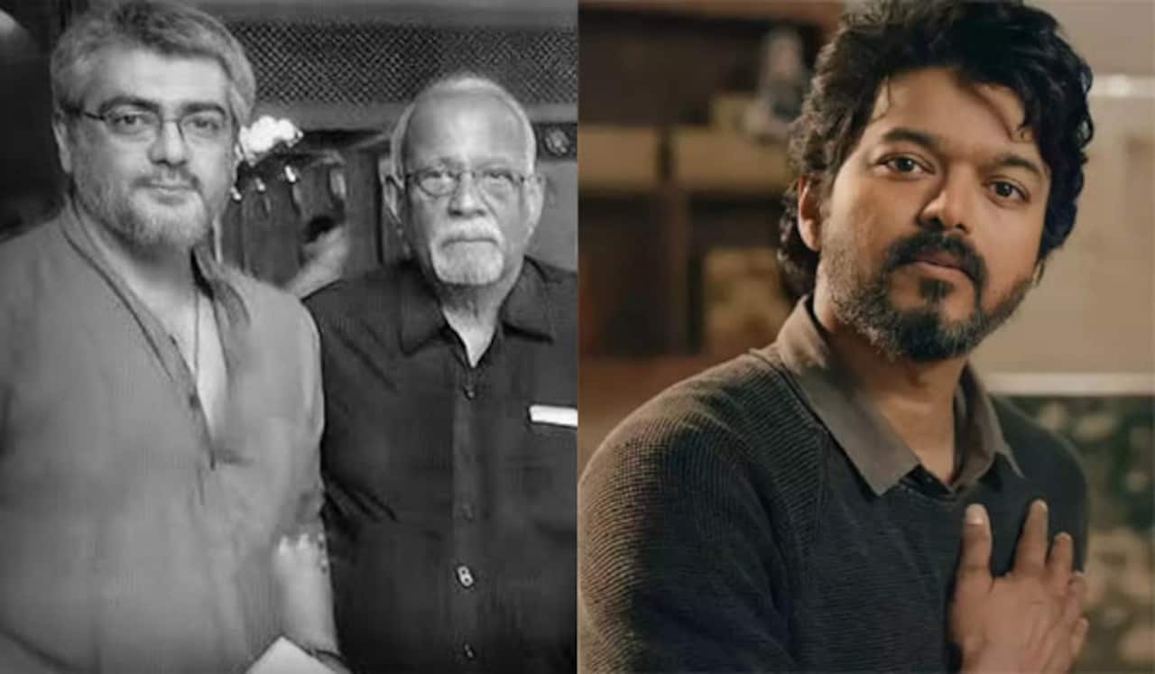 தந்தையை இழந்து வாடும் அஜித்திற்கு நேரில் சென்று ஆறுதல் கூறிய விஜய்