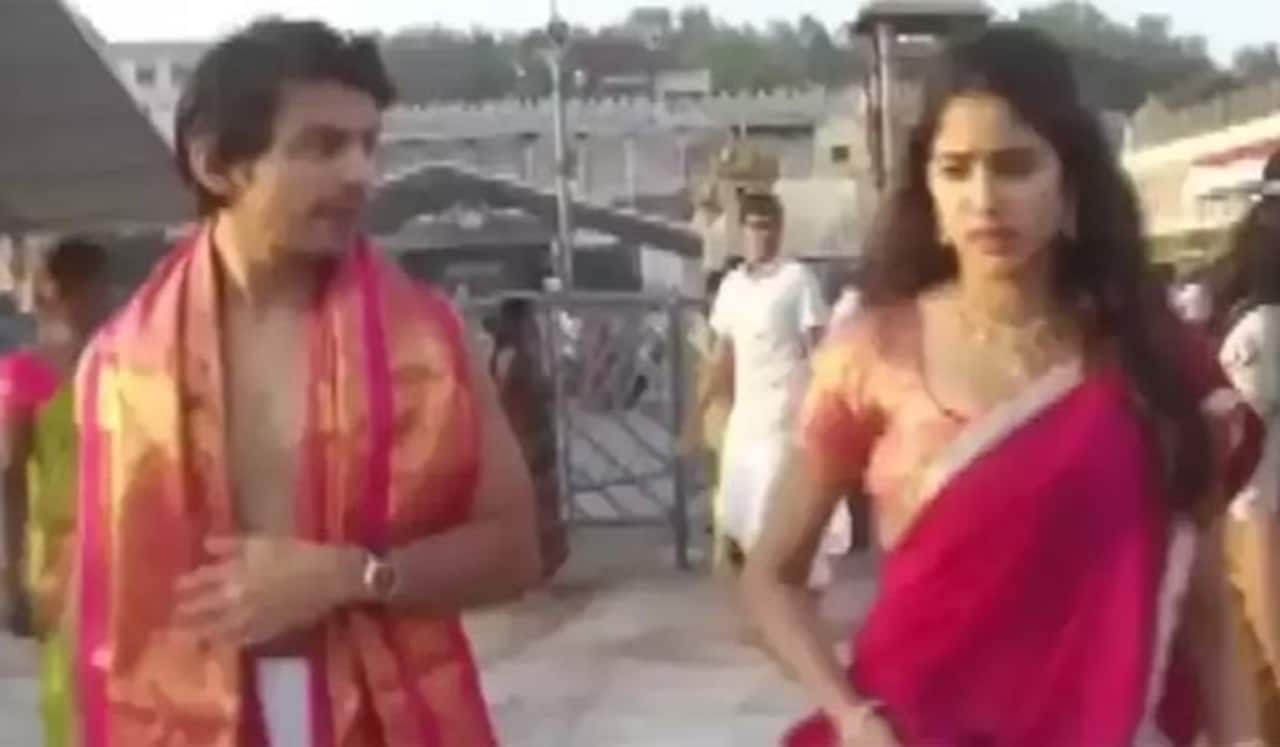 திருப்பதியில் சாமி தரிசனம் செய்த ஜான்வி கபூர்