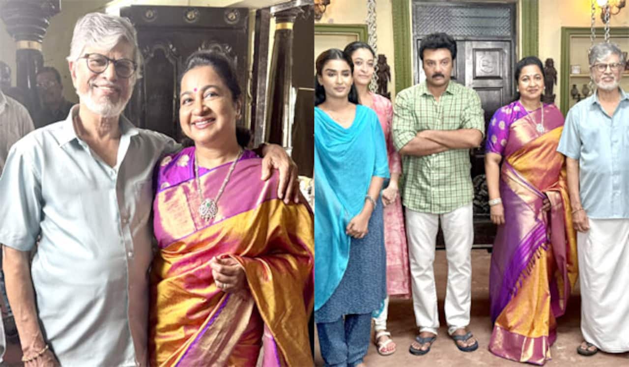 ராதிகா தயாரிப்பில் எஸ்ஏ சந்திரசேகர் நடிக்கும் சீரியல் துவங்கியது