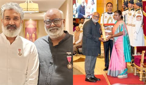 பத்மஸ்ரீ விருது பெற்ற கீரவாணி : பெருமிதம் கொள்ளும் ராஜமவுலி