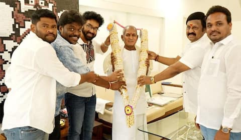 இளையராஜாவை சந்தித்த ராமராஜன் கூட்டணி