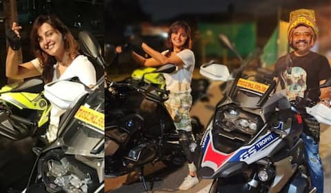 இரவு நேரங்களில் பிஎம் டபிள்யூ பைக் ஓட்ட பயிற்சி எடுக்கும் மஞ்சு வாரியர்