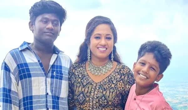 மகனுடன் இணைந்த தாமரை செல்வி!