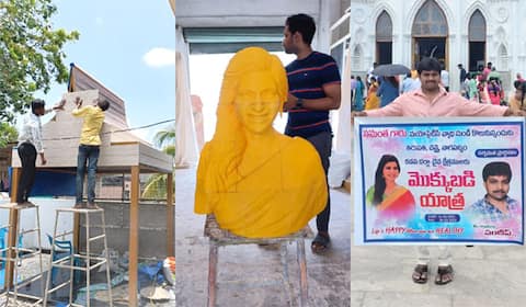 சமந்தாவுக்கு கோவில் கட்டிய ஆந்திர ரசிகர் - நாளை திறப்பு விழா