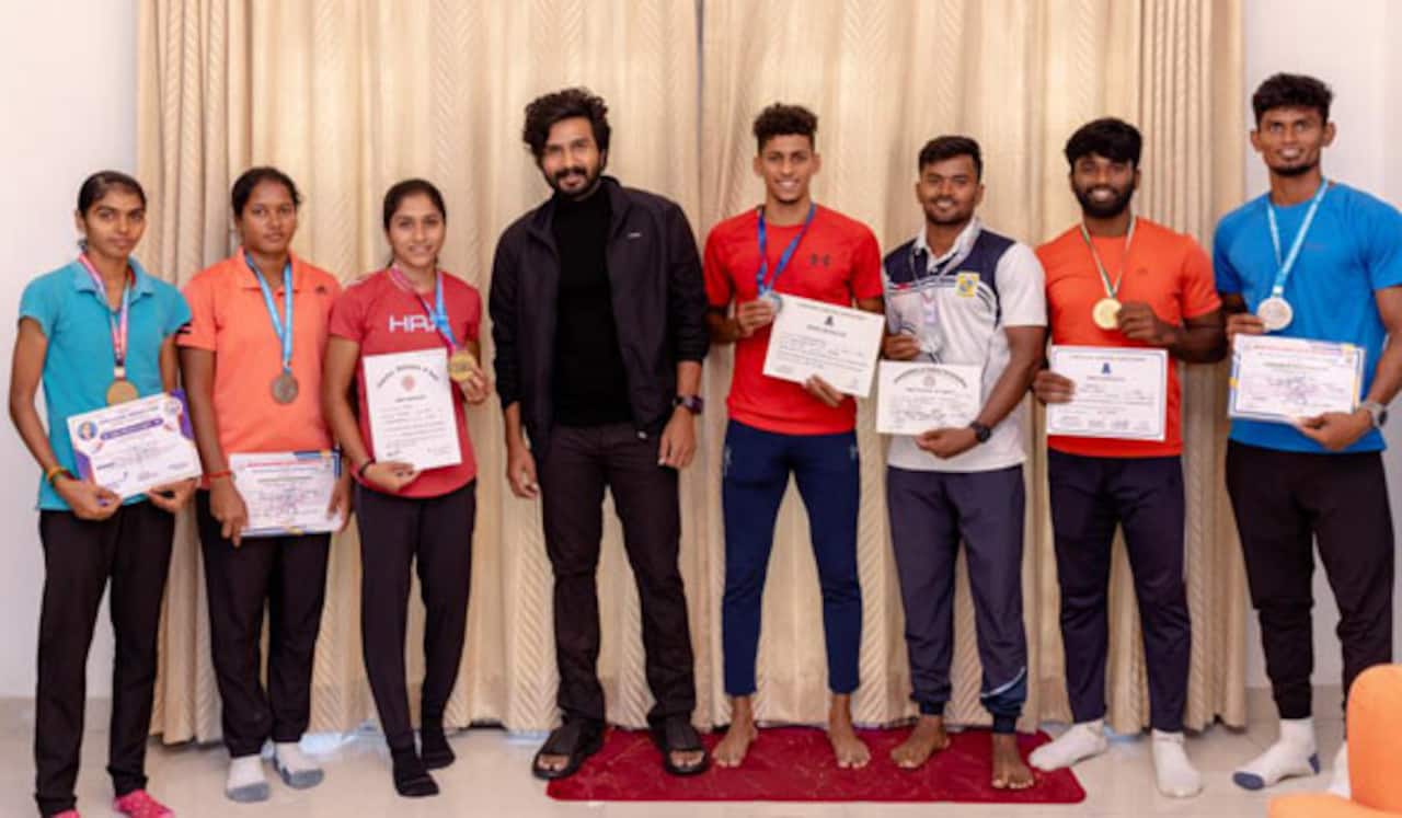 விளையாட்டு வீரர்களுக்கு விஷ்ணு விஷால் நிதி உதவி!
