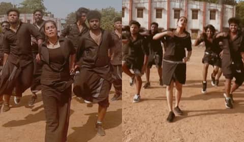 கணவருக்காக வேஷ்டி கட்டி குத்தாட்டம் போட்ட கீர்த்தி சாந்தனு!