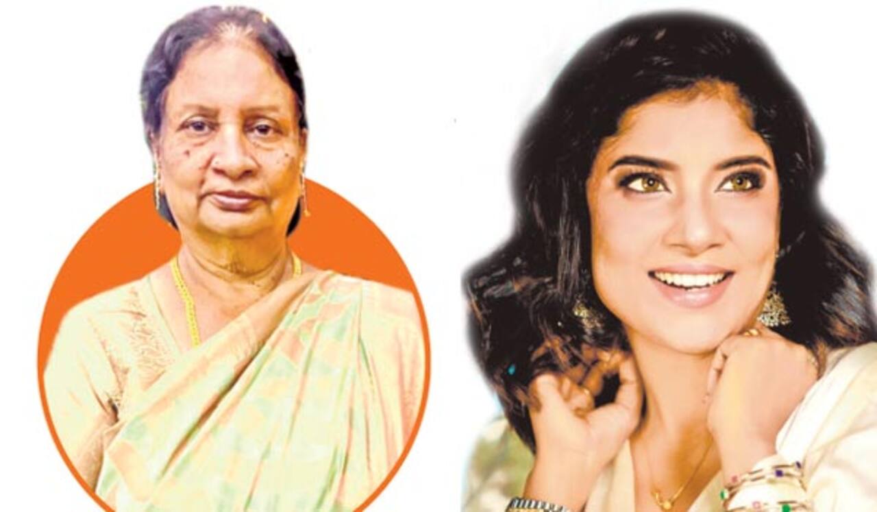 அம்மாவிற்கு ஐம்பொன் வளையல் : சந்தோஷத்தில் சபிதா ராய்