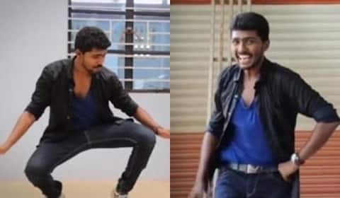 விஜய் போல் நடனமாடி அசத்திய ராகவேந்திரன் புலி!