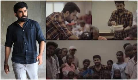 பிச்சைக்காரர்களை ஹோட்டலுக்கு அழைத்து சென்று விருந்து பரிமாறிய விஜய் ஆண்டனி