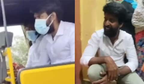 ஆட்டோவில் சென்று ரசிகரின் அம்மாவிடம் உடல் நலம் விசாரித்த சூரி