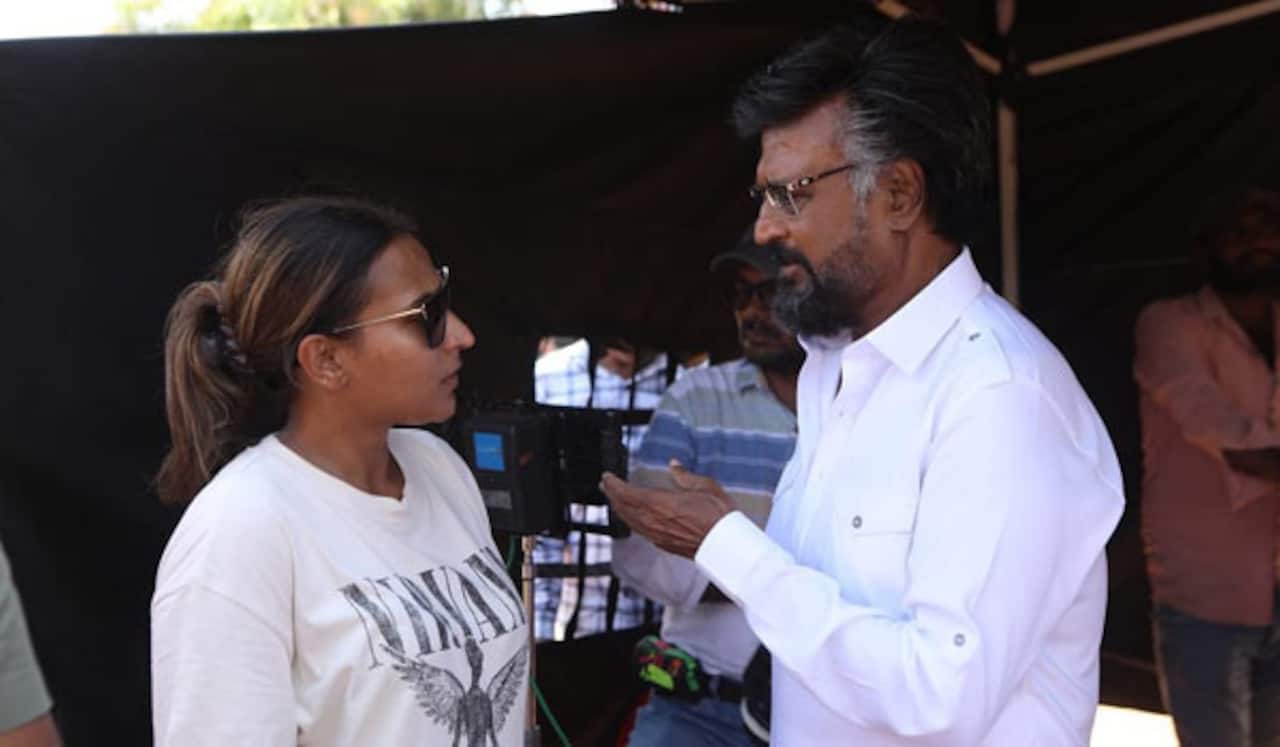 அப்பா ரஜினி உடன் படம் : நெகிழும் ஐஸ்வர்யா